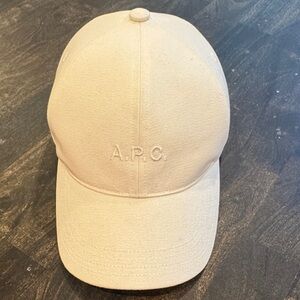 A.P.C. Light Beige Baseball Cap